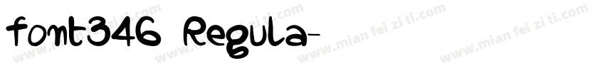 font346 Regula字体转换